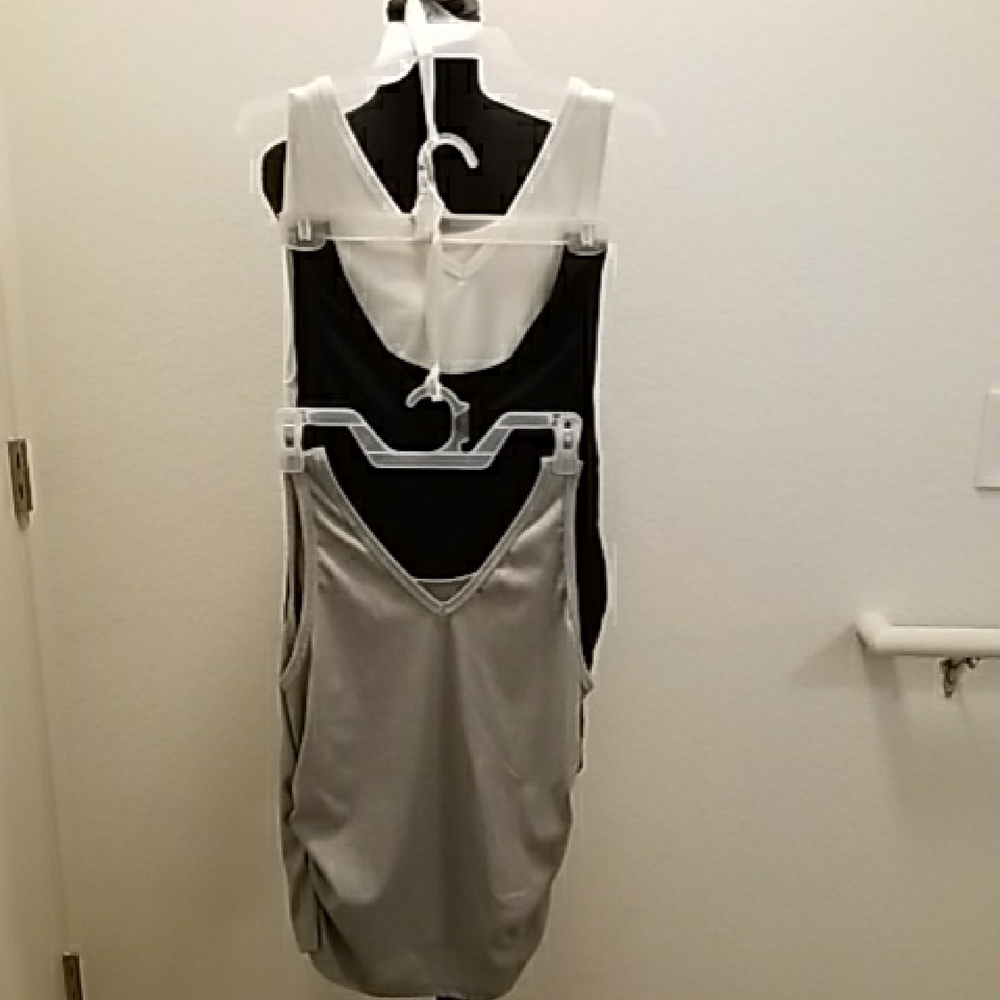Elegant Black and Gray Tank Top